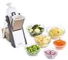 DASH-Safe-Slice-Mandoline-for-Vegetables,-Meal-Prep-&-More-with-Thickness-Adjuster,-Size,-Grey