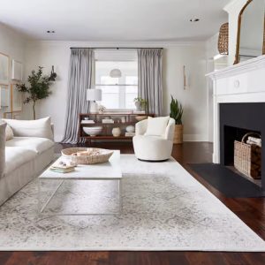 Ivory-Floral-Ornament-Area-Rug