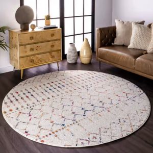 Light-Multi-Moroccan-Trellis-Area-Rug