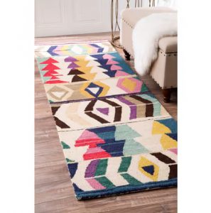 Multi-Wool-Geometric-Area-Rug