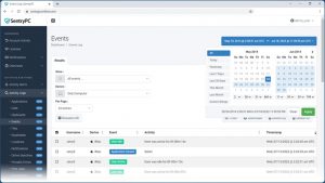 SentryPC-Date-Time-Range-Selection